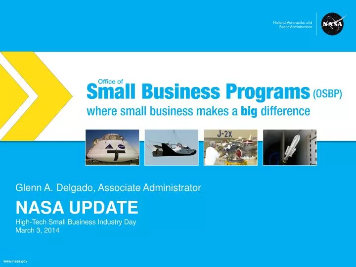 nasa update high tech small business industry day march 3 2014