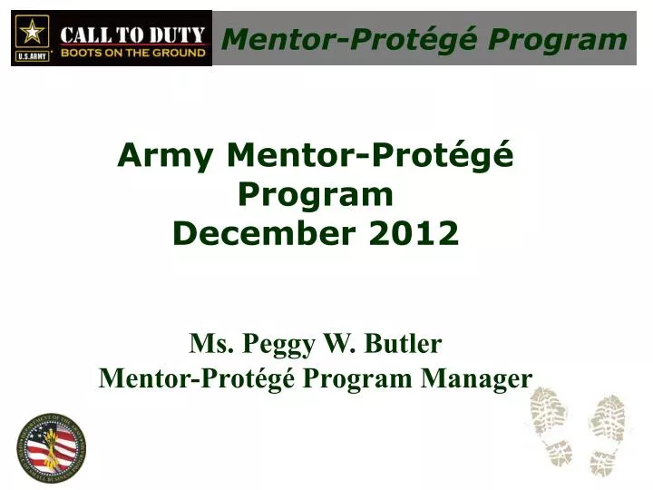 mentor prot g program