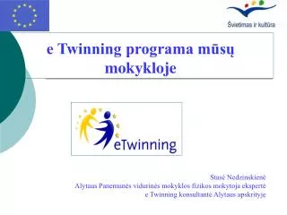 e twinning programa m s mokykloje