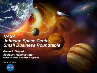 NASA Johnson Space Center Small Business Roundtable