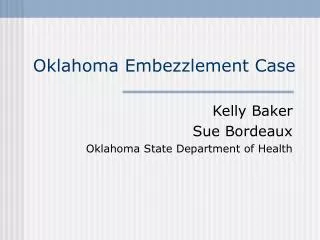 Oklahoma Embezzlement Case