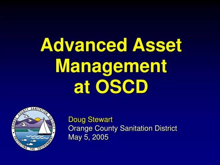 advanced asset management at oscd
