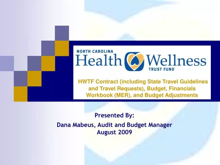 presented by dana mabeus audit and budget manager august 2009