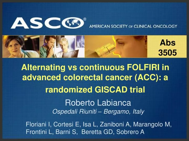 alternating vs continuous folfiri in advanced colorectal cancer acc a randomized giscad trial