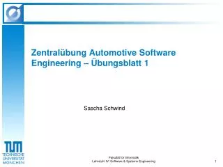 zentral bung automotive software engineering bungsblatt 1