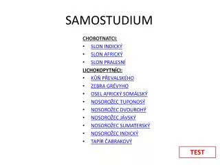 SAMOSTUDIUM