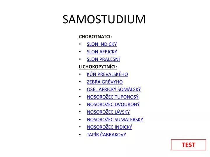 samostudium