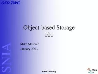 Object-based Storage 101