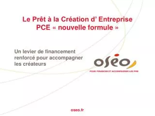 le pr t la cr ation d entreprise pce nouvelle formule