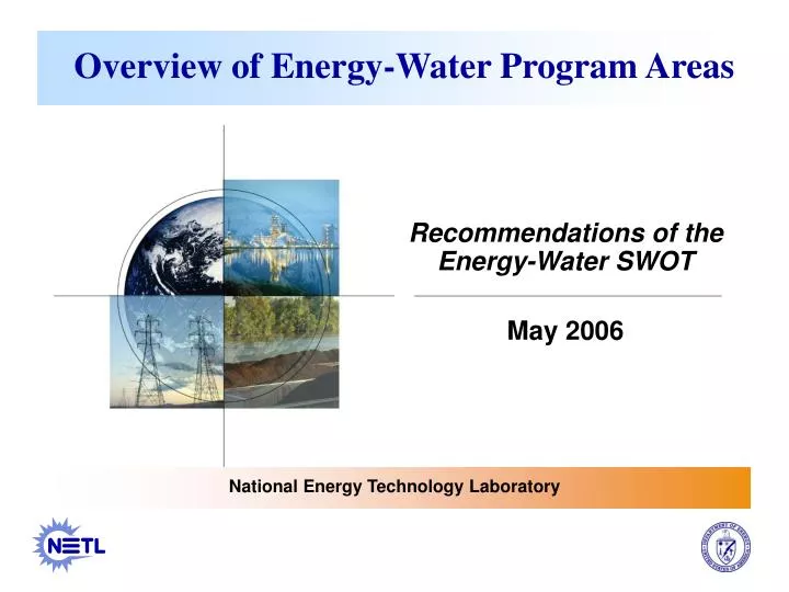 overview of energy water program areas