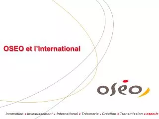 oseo et l lnternational