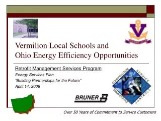 Vermilion Local Schools and Ohio Energy Efficiency Opportunities