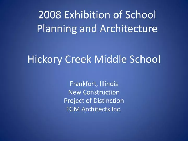 hickory creek middle school