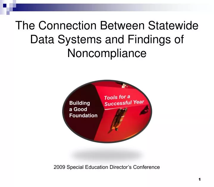 the connection between statewide data systems and findings of noncompliance