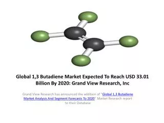 Global 1,3 Butadiene Market to 2020 –Grand View Research,Inc