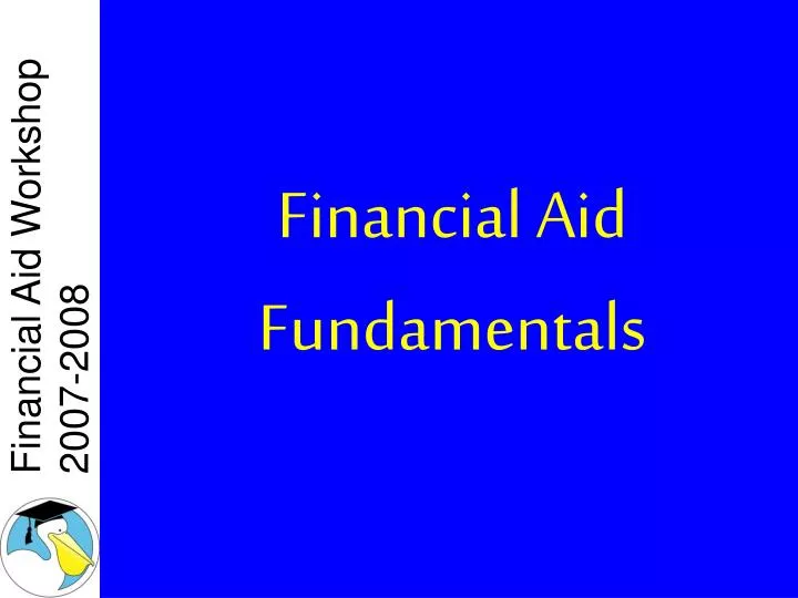financial aid fundamentals