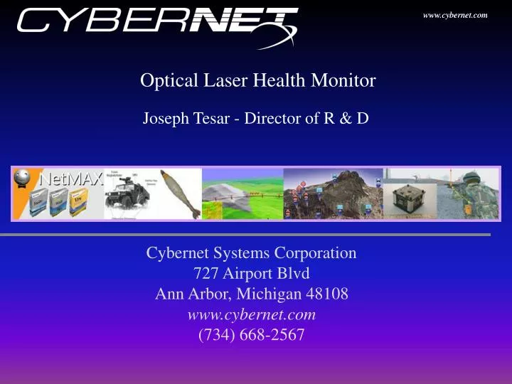optical laser health monitor