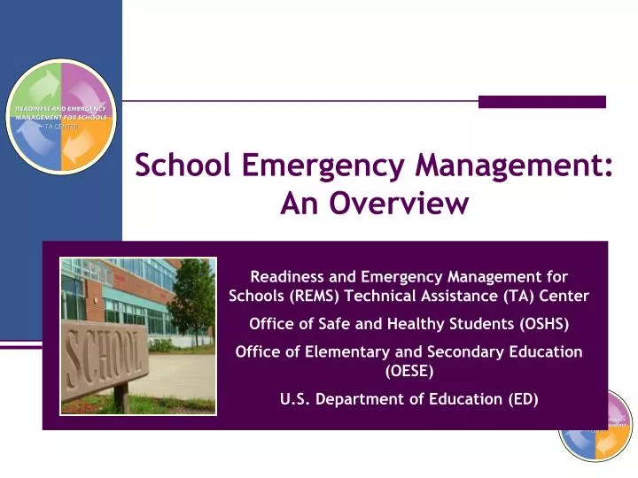 school emergency management an overview