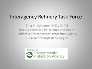 Interagency Refinery Task Force