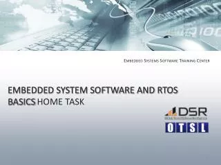 EMBEDDED SYSTEM SOFTWARE AND RTOS BASICS HOME TASK