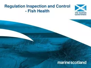 Regulation Inspection and Control - Fish Health