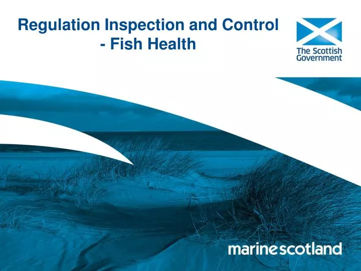 regulation inspection and control fish health