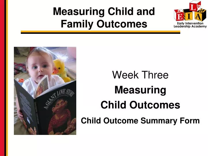measuring child and family outcomes