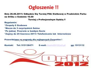 og oszenie
