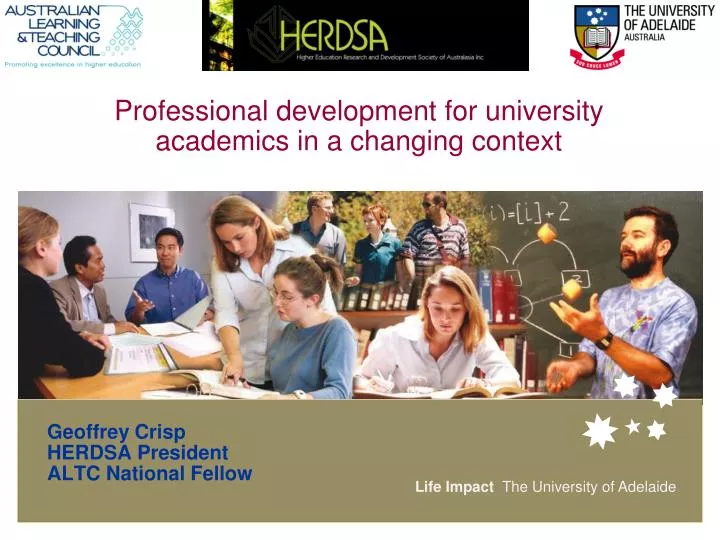 professional development for university academics in a changing context