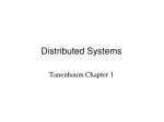 distributed systems tanenbaum