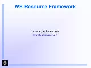 WS-Resource Framework