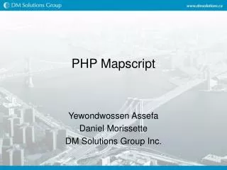 PHP Mapscript