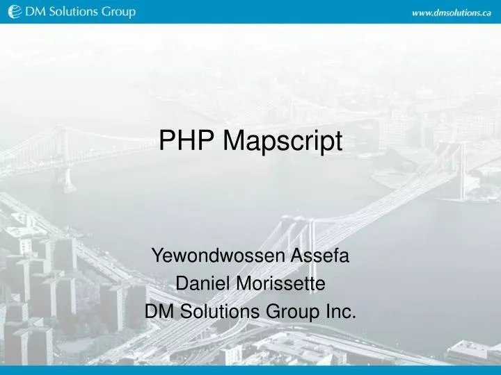 php mapscript
