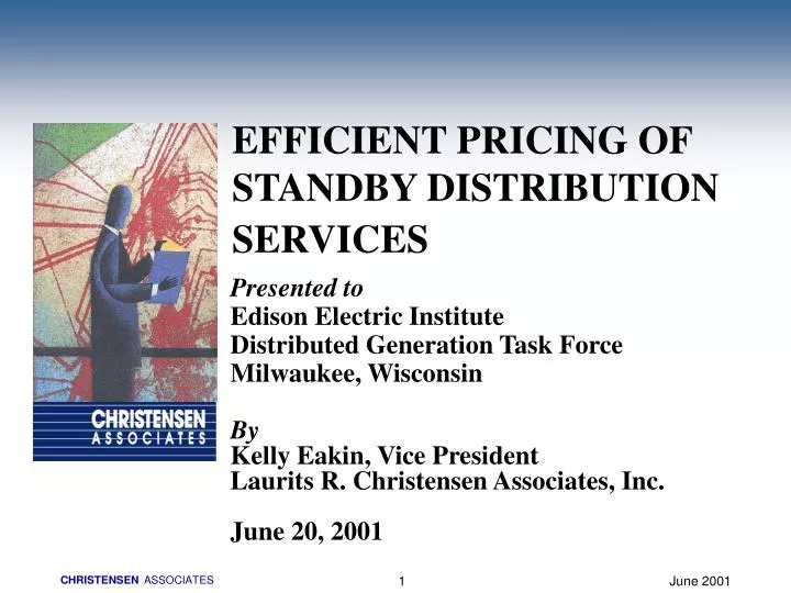 efficient pricing of standby distribution services
