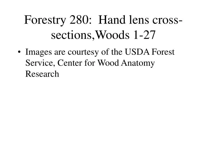 forestry 280 hand lens cross sections woods 1 27