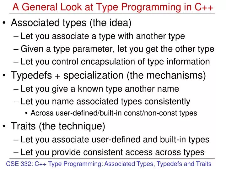 a general look at type programming in c
