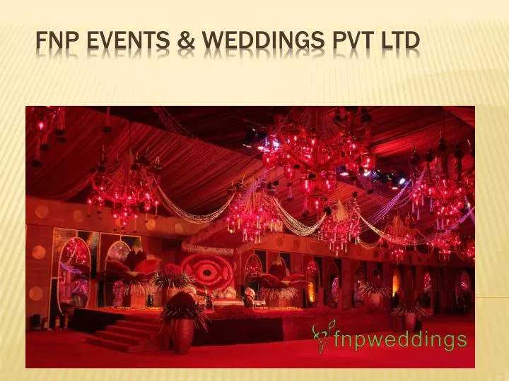 fnp events weddings pvt ltd