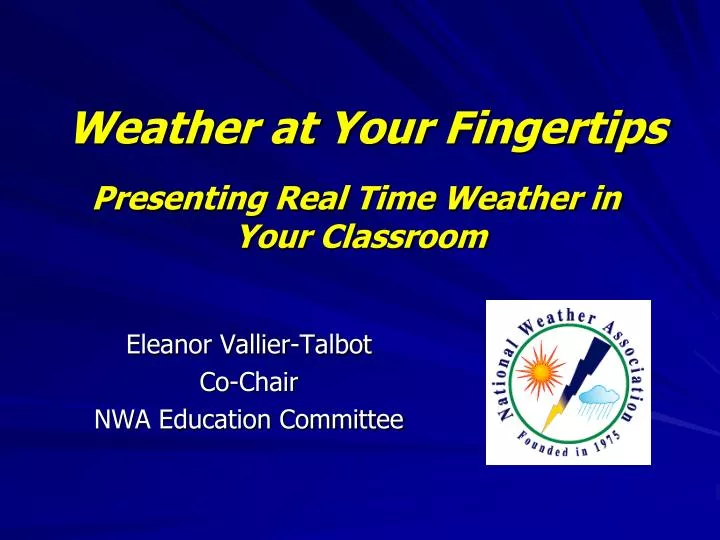 weather at your fingertips