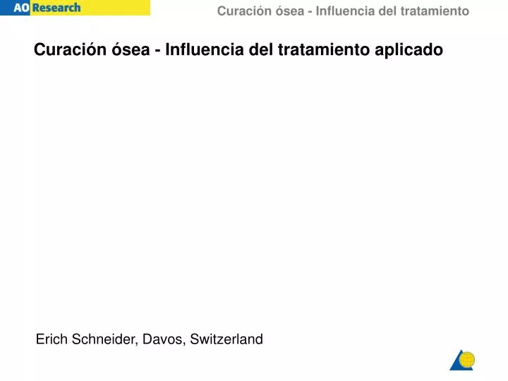 curaci n sea influencia del tratamiento aplicado