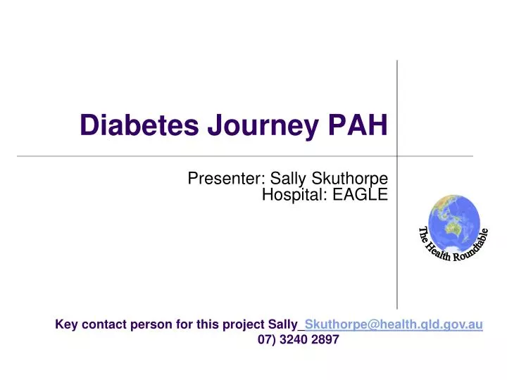 diabetes journey pah