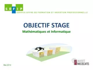 objectif stage math matiques et informatique