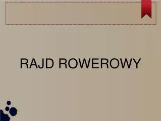 rajd rowerowy