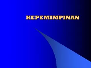 kepemimpinan