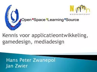 kennis voor applicatieontwikkeling gamedesign mediadesign