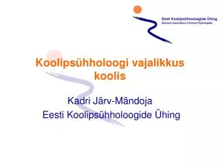 koolips hholoogi vajalikkus koolis