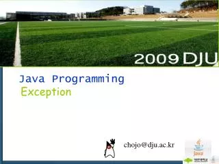 Java Programming Exception