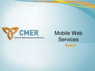 Mobile Web Services