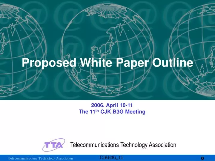 proposed white paper outline
