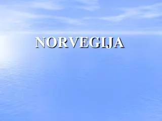 norvegija