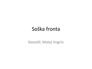 so ka fronta